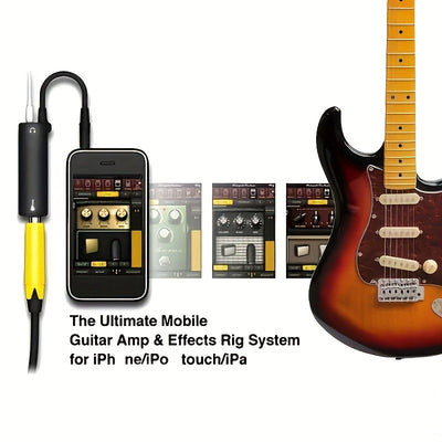 Interfaz de guitarra I-Rig, convertidor de reemplazo para teléfono, interfaz de audio para guitarra, afinador de guitarra, línea de guitarra, accesorios para guitarra I-Rig