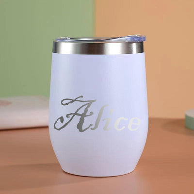 1 pza. taza personalizada de 12 oz, taza térmica, taza con monograma, taza grande grabada de 12 oz