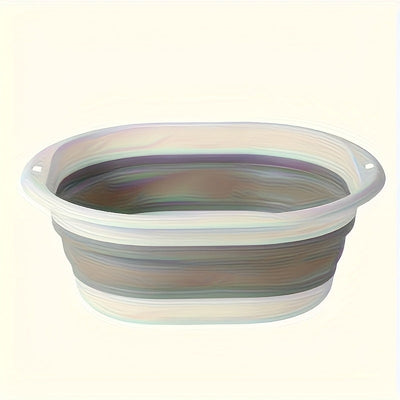 Fregadero de silicona plegable y portátil - Gran capacidad, duradero y ligero para cocina, camping, RV, baño de mascotas y pies - Diseño que ahorra espacio, fácil de almacenar y limpiar, uso en todas las estaciones, solución para fregadero de cocina, alt