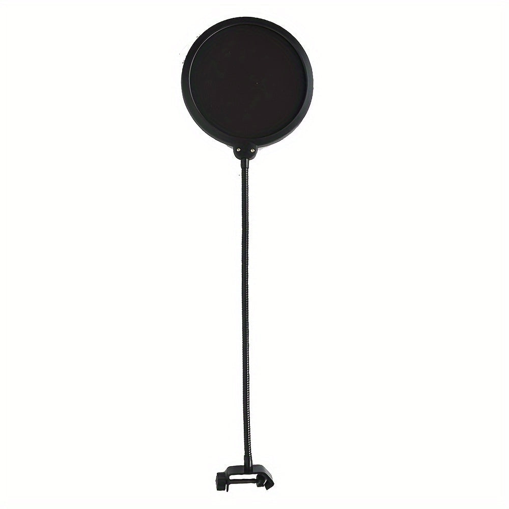 [Viento Doble Capa para Micrófono] Protector de Viento para Micrófono de Doble Capa - Conector XLR para Karaoke, Streaming y Grabación de Podcasts