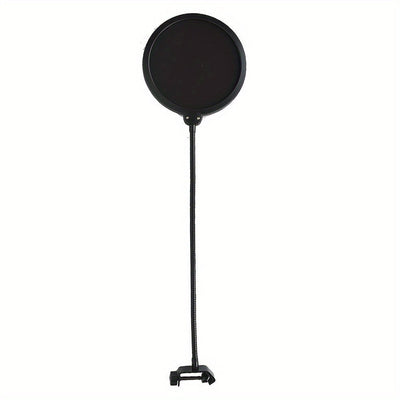 [Viento Doble Capa para Micrófono] Protector de Viento para Micrófono de Doble Capa - Conector XLR para Karaoke, Streaming y Grabación de Podcasts