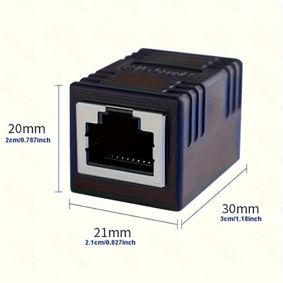 Extensor de Conector Ethernet Hembra a Hembra - Cable RJ45, Alimentado por USB, Compatible con Cat5/Cat6/Cat6a/Cobre, para Switches de Red, Routers, Servidores - Uso Industrial/Residencial/Occupacional, Extensor y Receptor de Internet para Hogar, Conexió