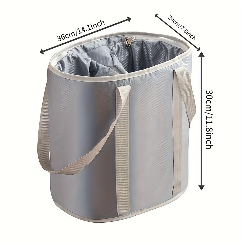 1 Cubo Plegable para Baño de Pies con Asa, Colores Aleatorios, Bañera Portátil para Pies con Tapa, Cubeta Plegable para Masaje de Pies, Bañera de Acupresión, Ideal para Baño, Sala, Dormitorio, Camping y Viajes