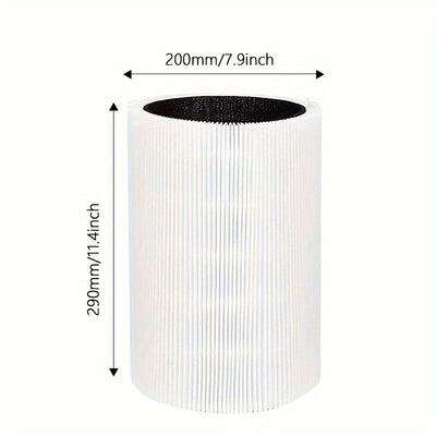 Filtro de Repuesto Genuino Blueair Blue Pure Serie 411 - Carbón Activado y Filtración de Partículas, Compatible con Modelos Auto, 411 y 411+