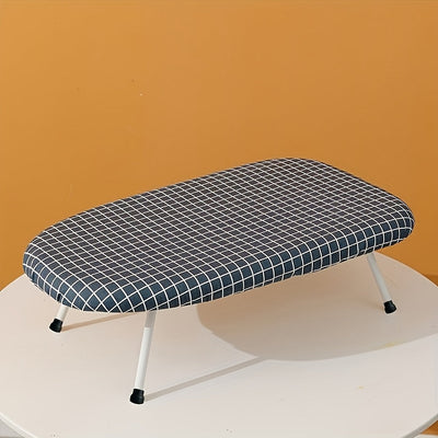 Portable Foldable Mini Ironing Board with Elegant Floral pattern - Lightweight Compact Ironing Board for Home, Travel, Apartments - Sturdy Construction, Space-Saving Design for Laundry, Clothes, Linens - Ideal for Small Spaces & On-the-Go Ironing, Home E