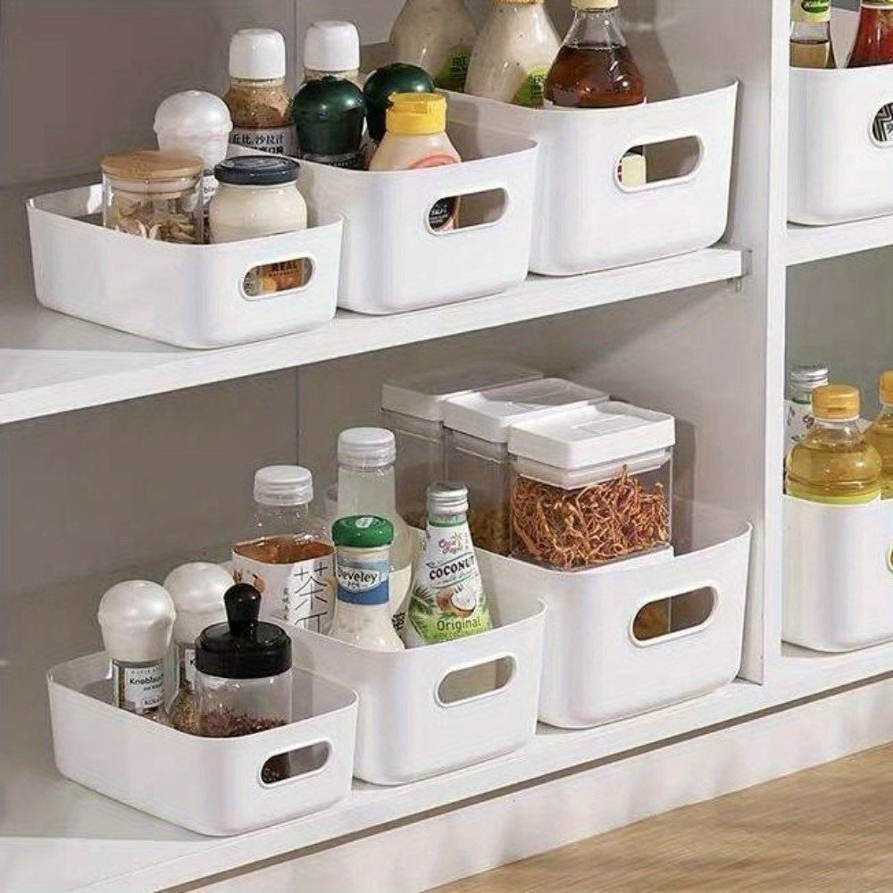 Caja de almacenamiento minimalista blanca para cajones con 10 divisores de gabinete, sistema de almacenamiento apilable para oficina y hogar en múltiples escenarios