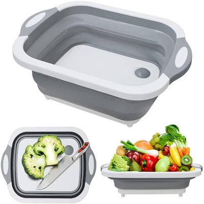 Tabla de Cortar Plegable con Colador