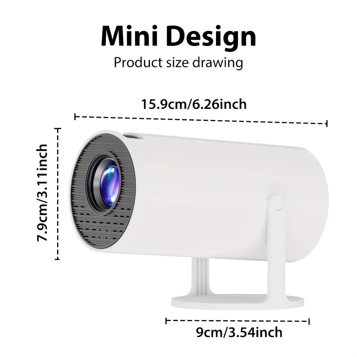 Proyector de Luz Galaxia para Dormitorio, Lámpara LED de Cielo Estrellado en Alta Definición, Iluminación Ambiental - Regalo Perfecto para Fiestas y Vacaciones, Pantalla de Proyección Portátil Doble Cara Ideal para Home Theater, Oficina o Eventos