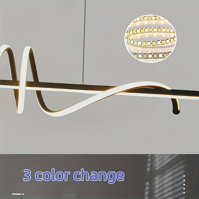 Linterna colgante LED moderna con pantalla de aluminio para techo, adecuada para iluminación urbana y ambiental - cableada, luz blanca neutra o cálida ajustable, 110V-240V, ideal para restaurantes, cafeterías y oficinas