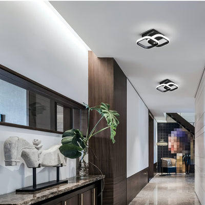 Luces de Techo LED Modernas con Regulación Tricolor, Montaje Semienterrado, Fácil Instalación, Incluye Herrajes - Ideal para Sala, Comedor, Dormitorio y Pasillo - Diseño Elegante en Metal, Iluminación Ajustable, Compatible con 110V-240V