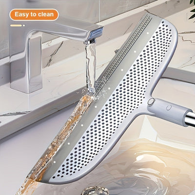 Escobilla de silicona mágica de alta calidad, versátil, sin necesidad de pilas, para baño, azulejos, eliminación de pelo de mascotas, limpieza de suelos y cristales.
