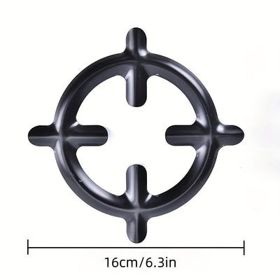 2 piezas de soportes de cubierta de horno de metal de alta resistencia con agarre antideslizante y ajuste seguro para teteras, tazas de café, teteras - Ideal para hogares, restaurantes, cafeterías, hornos para teteras, soporte de cubierta de tetera, aspe