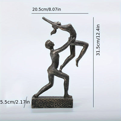Figuras Artísticas De Personajes De Gimnasia, Figuras De Personajes Masculinos Y Femeninos, Obras De Arte Decorativas Modernas Para El Hogar, Decoración De Escritorio