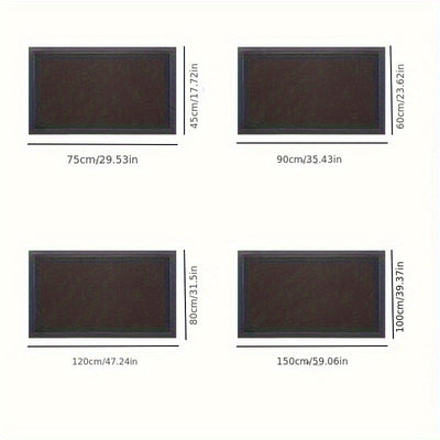 Tapete de PVC con malla elástica, antideslizante para interior y exterior, fácil de limpiar solo a mano, versátil para hogar y espacios comerciales, disponible en varios tamaños