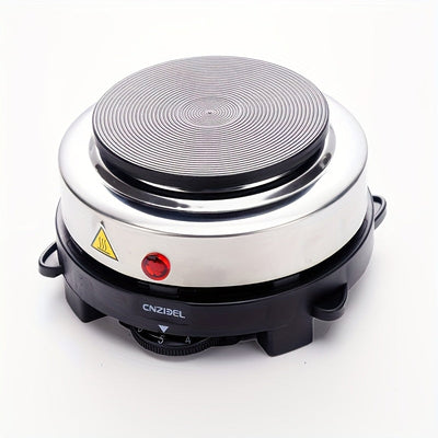 Estufa eléctrica multifuncional con control de temperatura, estufa eléctrica con protección contra sobrecalentamiento, calefactor rápido y duradero, fácil de limpiar, ideal para uso doméstico, oficina, viajes de negocios o acampada para preparar té y caf