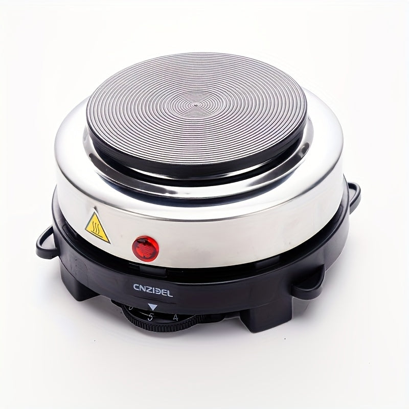 Estufa eléctrica multifuncional con control de temperatura, estufa eléctrica con protección contra sobrecalentamiento, calefactor rápido y duradero, fácil de limpiar, ideal para uso doméstico, oficina, viajes de negocios o acampada para preparar té y caf