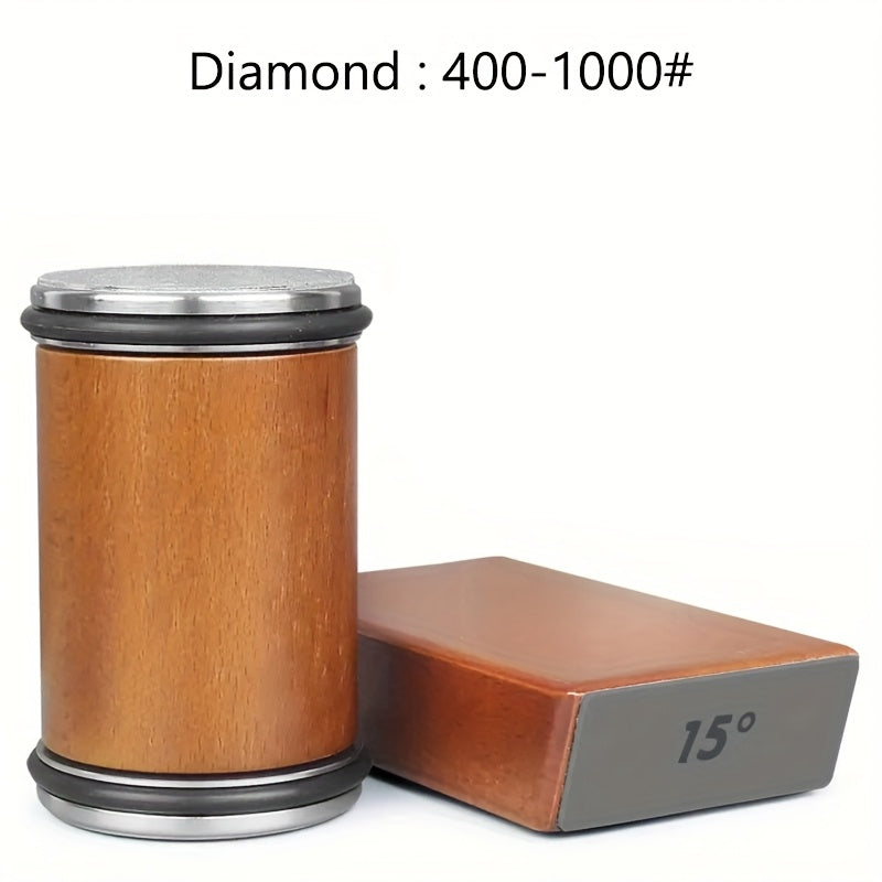 Afilador de cuchillos de diamante magnético, sistema de rodillos de ángulo de 15 y 20 grados, material de hierro, modo de alimentación sin carga, sin batería, sistema de molienda de cocina para carpintería.