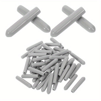 Protectores de Reparación para Estantes del Lavavajillas - Tapas de Recubrimiento Plástico Flexible con Diseño Cónico para Protección contra Fregado y Choques, Accesorios Grises Duraderos para Mantenimiento del Lavavajillas, Piezas de Reparación para Lav