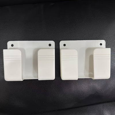 Organizador Versátil de Pared para Teléfonos, Controles Remotos y Cargadores - Instalación Sin Taladro, Perfecto para Dormitorio, Baño, Oficina, Estantes