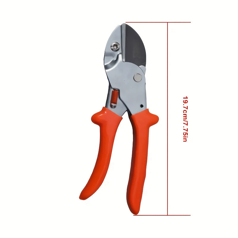 1pz Tijeras de Poda de Acero SK5 - Tijeras para Jardín Resistentes con Mangos Antideslizantes Ergonómicos, Cuchillas Afiladas para Recortar Árboles y Ramas, Uso Manual, Sin Necesidad de Electricidad, Herramientas Profesionales y Domésticas para Jardinerí