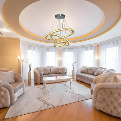 Arandela, moderna y elegante, lujo ligero, LED tricolor de alta gama, ideal para estudio, sala, dormitorio y comedor, disponible en varios tamaños