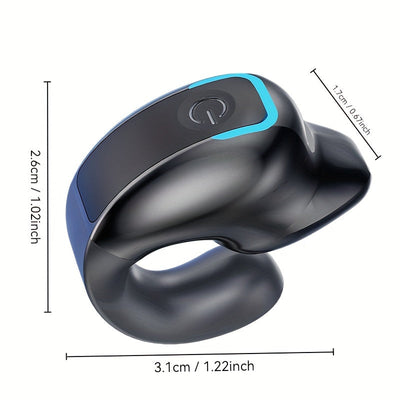 Auriculares inalámbricos con clip de larga duración, control universal de teléfono y cancelación de ruido de voz - Ideales para ejercicio y compatibles con todos los teléfonos inteligentes, diseño de clip seguro, llamadas, videos y reproducción de música