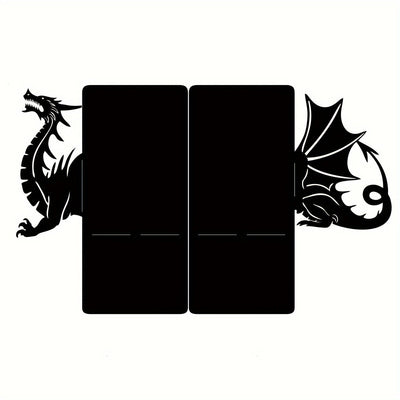 2pcs Soportes para Libros de Metal de Fantasía Dragón - Resistentes, Antideslizantes para Biblioteca y Decoración de Escritorio - Regalo Perfecto para Amantes de los Libros