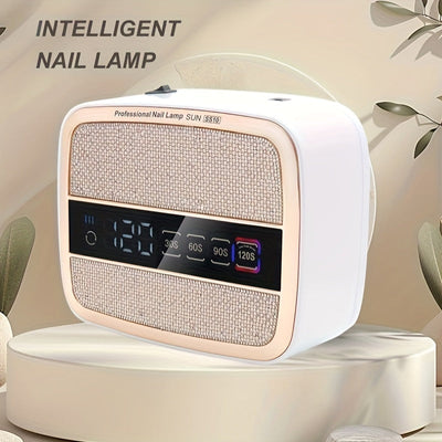 SS10 Lámpara de Uñas Recargable Inalámbrica de 168W - Secado Rápido, 4 Ajustes de Temporizador, Control Táctil y Sensor Automático - Uñas de Calidad Salón en Casa
