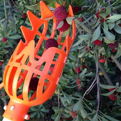 Herramienta de recolección de frutas y verduras ligera y reutilizable - Plástico duradero, no necesita batería, ideal para huertos, granjas y uso doméstico, equipo de cosecha de jardín | Diseño ergonómico | Manejo fácil