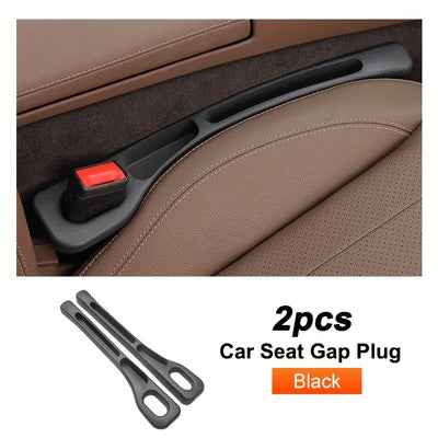 Juego de 2 Piezas para Rellenar Huecos del Asiento del Coche - Diseño Multifuncional con Bolsillo Lateral Mejorado | Almohadillas Universales para Espacios entre Asientos | Organizador Antigote y Resistente al Desgarro para Teléfonos Móviles/Llaves/Tarje