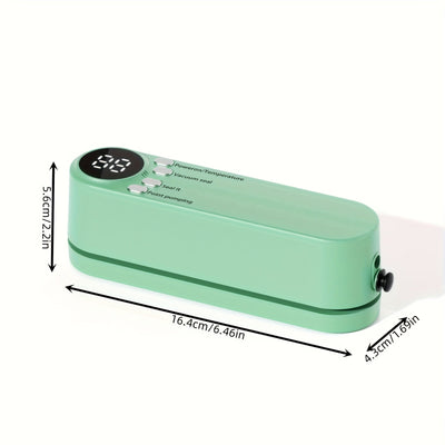 Máquina de vacío automático inalámbrico miniatura, portátil, carga USB, batería de litio recargable serie 18650 1200mAh, para cocina, conservación de alimentos, empaque de aperitivos