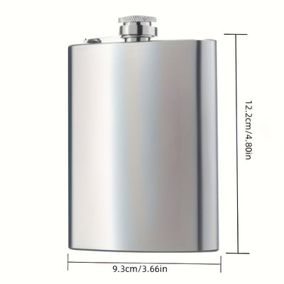 1pc Termo de Acero Inoxidable Duradero, Frasco Portátil de Bolsillo para Actividades al Aire Libre, Accesorios de Bar, Portador de Bebidas