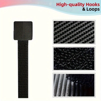 10/20 piezas, Organizadores de cables de electrodomésticos de cocina negros, Clips de gestión de cables de alambre metálico duradero para licuadoras, mezcladores, freidoras de aire, cocinas de presión y más, Diseño de clip seguro para una fácil gestión d