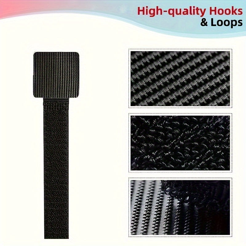 10/20 piezas, Organizadores de cables de electrodomésticos de cocina negros, Clips de gestión de cables de alambre metálico duradero para licuadoras, mezcladores, freidoras de aire, cocinas de presión y más, Diseño de clip seguro para una fácil gestión d