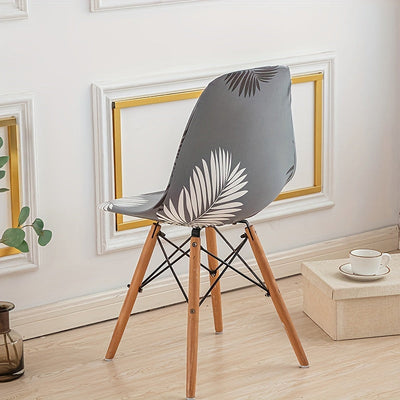 Juego de 2/4 Fundas Lavables para Sillas con Estampado, Cubre Sillas Elásticas Eames para Comedor