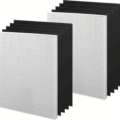 Juego de filtros de repuesto Winix PlasmaWave, 1 filtro HEPA verdadero + 4 prefiltros de carbón, compatible con purificadores de aire C535, 5300-2, 6300-2, P300, 9000, 5000, 5000B, material duradero de plástico y papel