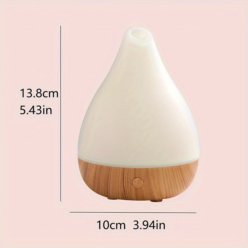 1pc Humidificador de Aire de Madera con Difusor de Aromaterapia - Agrega Aceites Esenciales, Ambientadores, Cierre Automático Sin Agua para una Atmosfera Relajante, Perfecto para Decoración del Hogar, Habitación, Dormitorio, Oficina y Regalos de Viaje