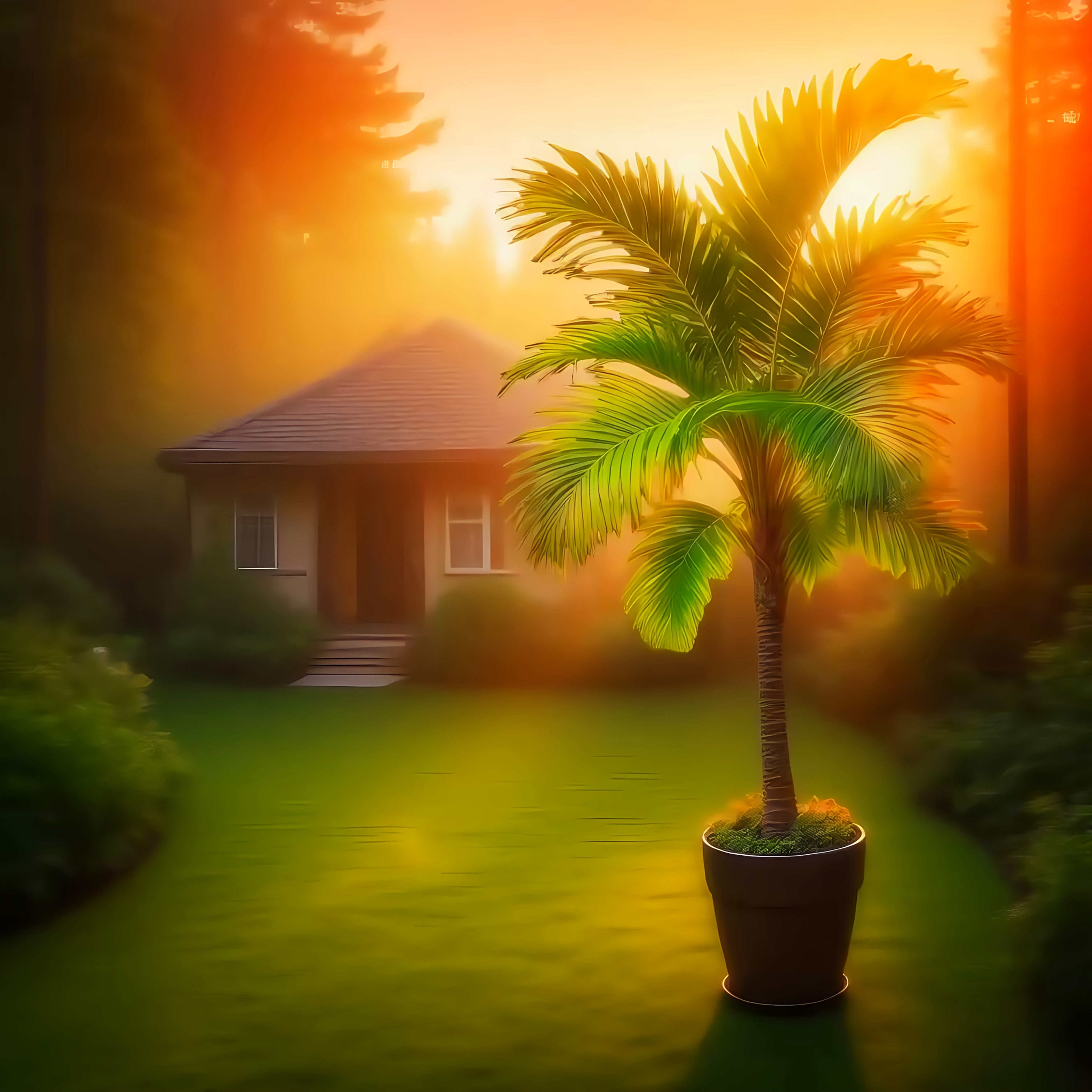1pc Palmera Artificial Realista - Decoración Tropical Grande para Exterior/Interior, Sin Mantenimiento Necesario, Planta Sintética UV de Alta Calidad para Patio, Sala, Oficina, Jardín - Ideal para Navidad, Halloween, Día de la Independencia - Fácil Insta