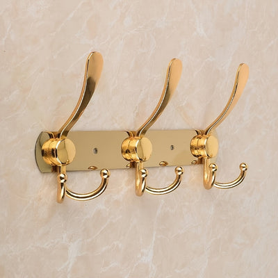 Gancho de Pared de Acero Inoxidable de Fácil Instalación - Estilo Tradicional, Perfecto para la Organización del Baño