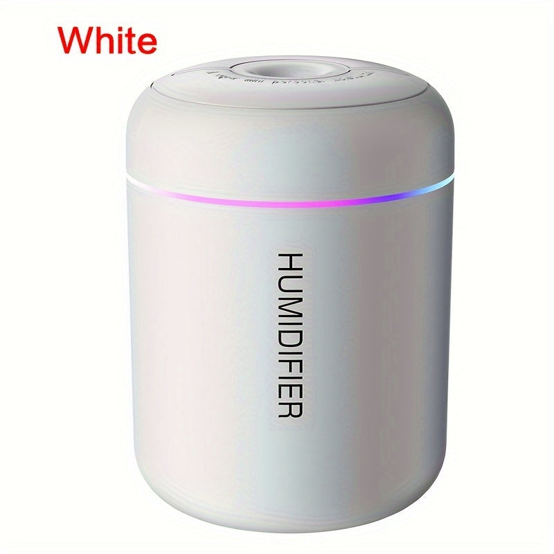 1pc Humidificador Ultra-Silencioso de 180ml con Luz Nocturna Colorida - Alimentado por USB, Apagado Automático y Modos de Nube Dual para Escritorio de Oficina, Coche y Uso Doméstico - Regalo Perfecto para Hombres, Mujeres, Estudiantes en San Valentín, Ha