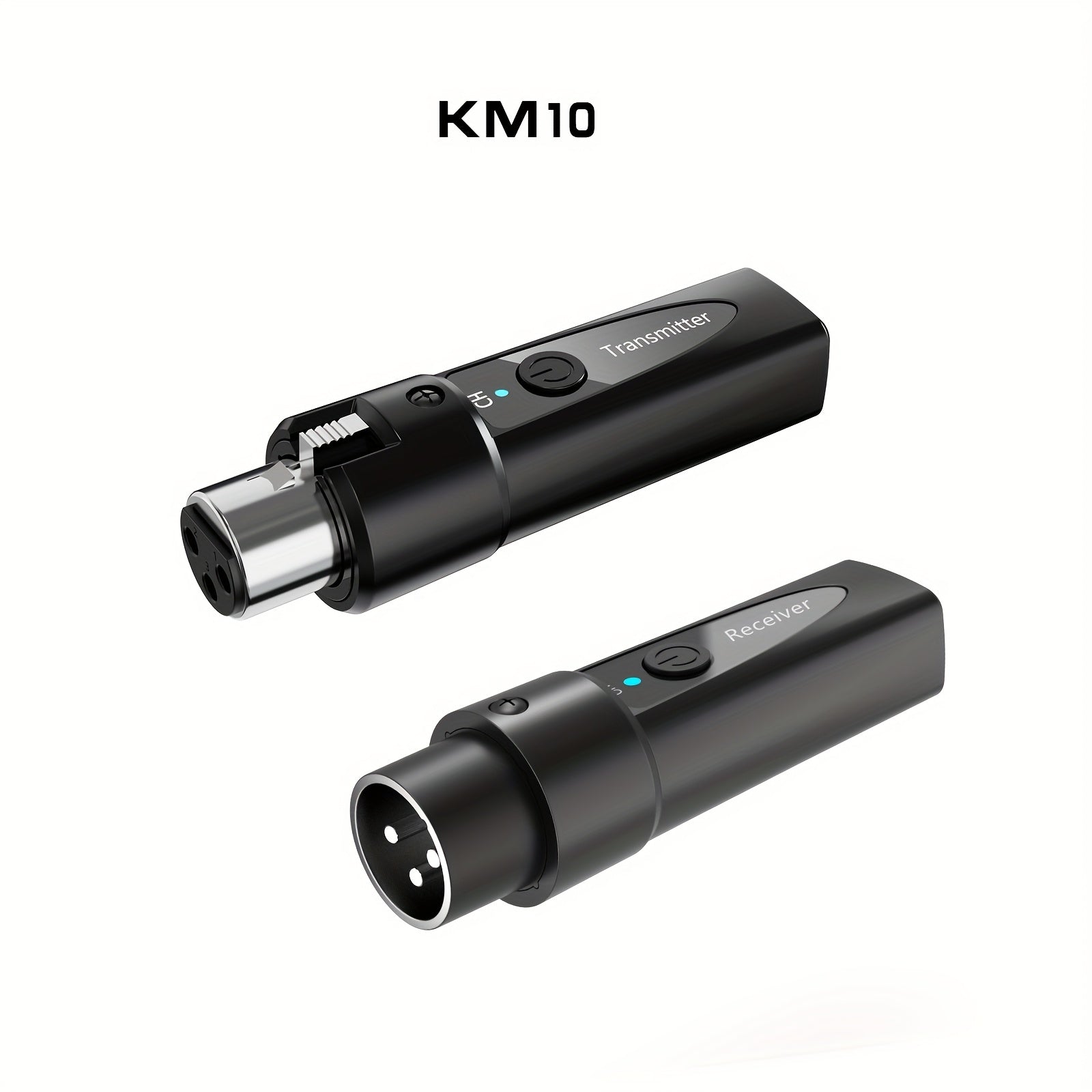 Transmisor y Receptor de Micrófono sin varillas 2.4Ghz, Sistema XLR, Adaptador Recargable para Mezcladora de Audio, Micrófono Dinámico