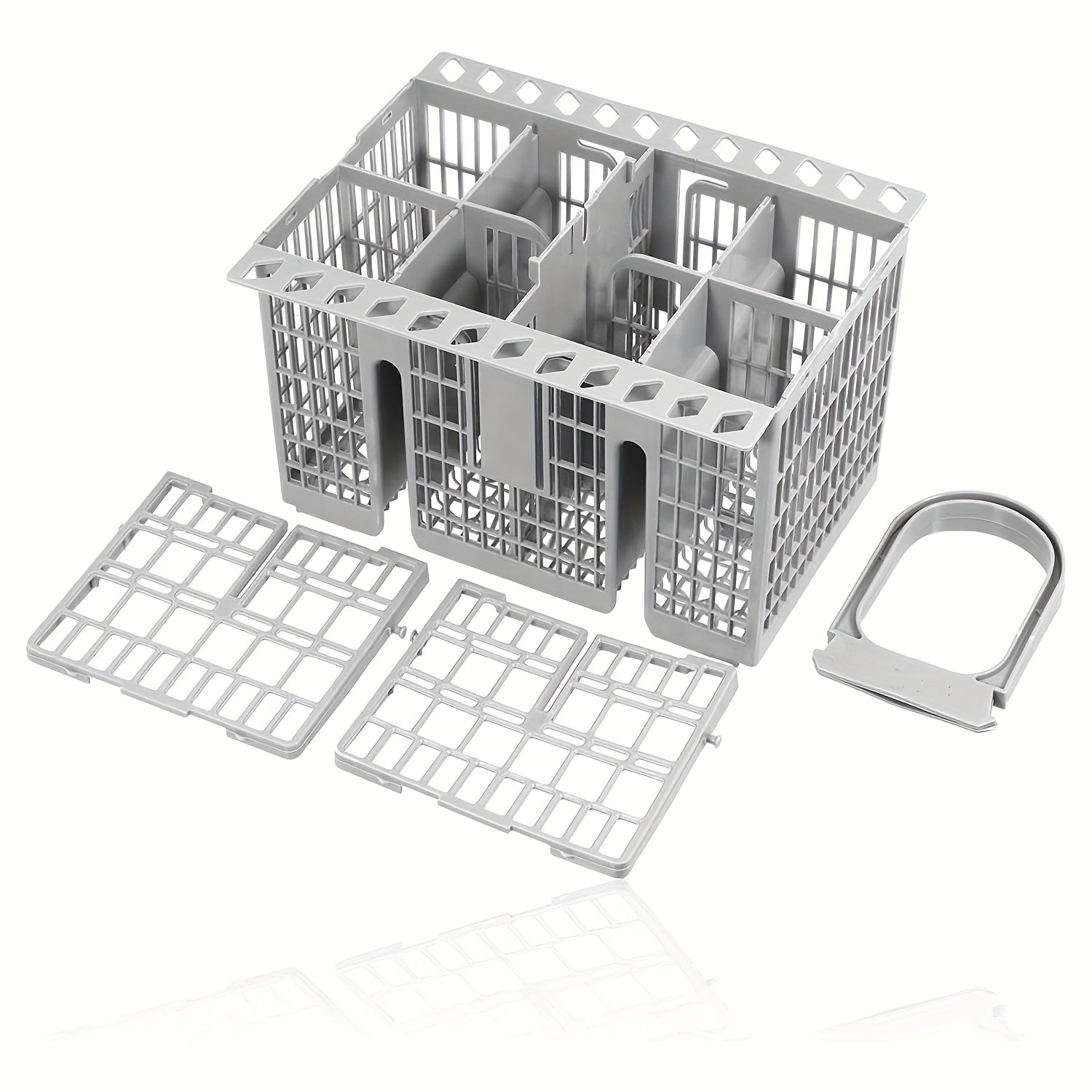 Accesorios Multifuncionales para Cesta de Lavavajillas Compatible con Marco de Almacenamiento para Cuchillo y Tenedor de Cesta de Lavavajillas Hotpoint, Caja de Almacenamiento Universal para Cuchillo y Tenedor de Lavavajillas