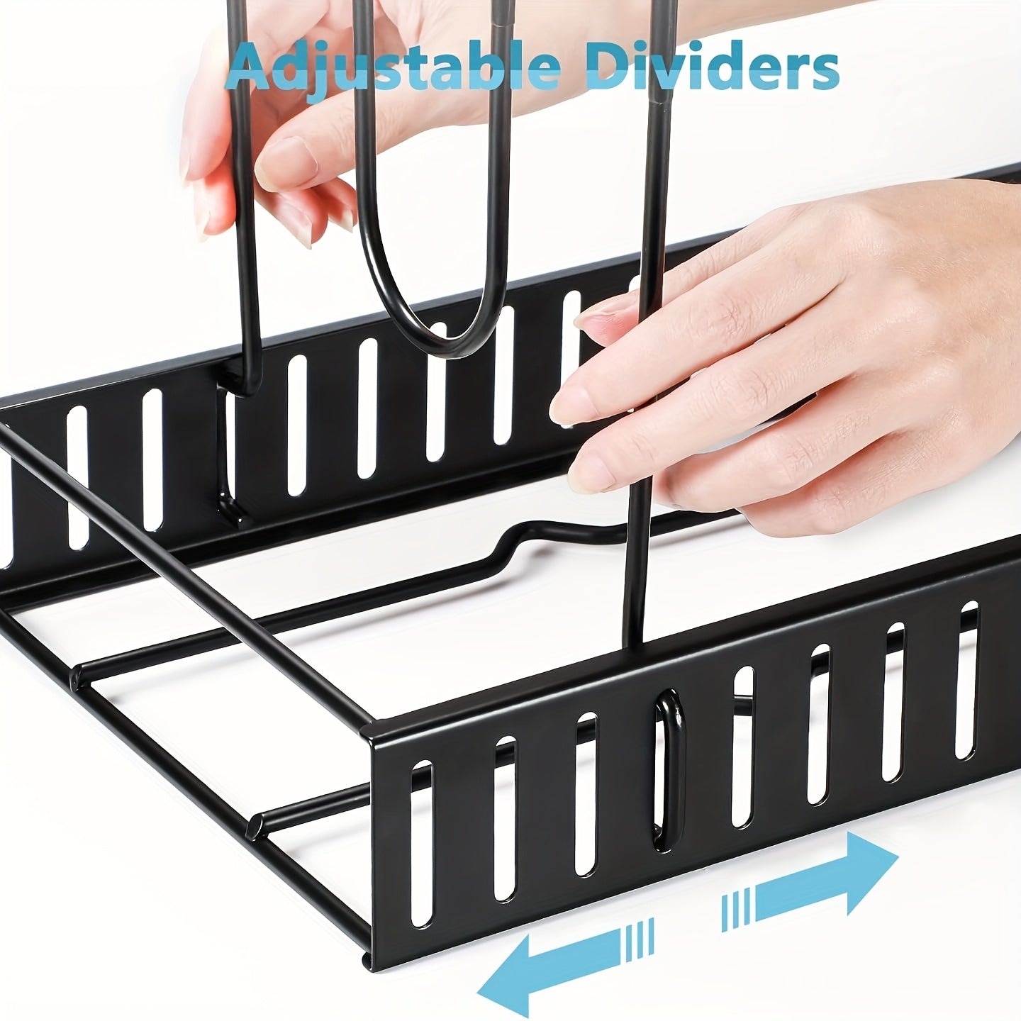 Organizador de Ollas y Sartenes de 8 Niveles - Resistente al Óxido, Antideslizante para Cocina - Diseño Ahorrador de Espacio con Soporte en el Piso para Hogar y Restaurante | Estante Metálico Duradero | Organizador Moderno para Utensilios