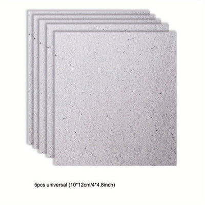 5pcs Placa De Mica Para Horno Microondas Hoja De Cubierta De Guía De Onda De Microondas Accesorio De Reparación De Reemplazo Para Horno Microondas De Cocina