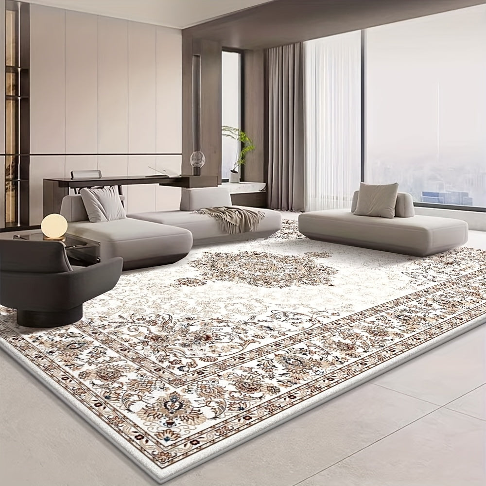 La alfombra de terciopelo, de 850 gramos por metro cuadrado, ofrece un toque fresco y elegante con un estilo minimalista. Es antideslizante, fácil de mantener y perfecta para dormitorios acogedores. Ideal para niños, brinda un entorno suave y seguro. Ade