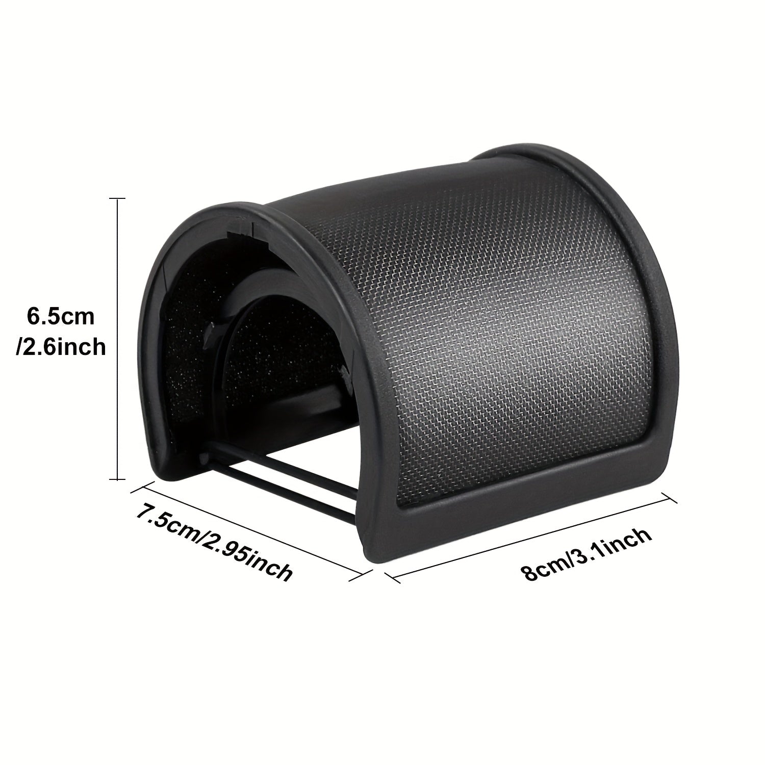 1pc Pantalla Antiviento en Forma de U con Capas de Esponja y Gasa - Accesorio para Grabación Vocal, Filtro Pop & Aislamiento de Ruido, Calidad de Sonido Clara, Diseño Duradero, Micrófono para Grabación, Filtro en Forma de U, Accesorio de Aislamiento de R