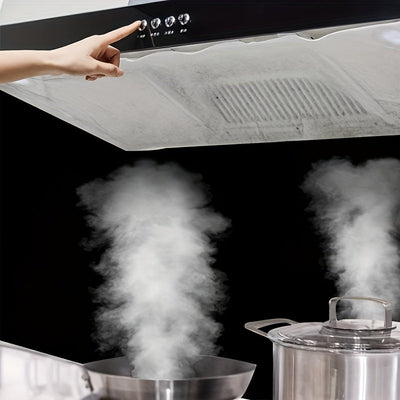 12pcs Filtros Desechables para Campana Extractora - Papel de Filtro Absorbente de Aceite para Ventilación de Cocina, Diseño de Succión Lateral Fácil de Limpiar, Accesorio Esencial de Cocina