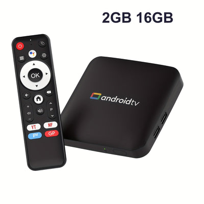 TV Box Inteligente H96 MAX Jingchen S905L3 Quad Core CPU Android 14.0, 2GB/16GB RAM, Salida 4K HD, WiFi Dual Band 2.4G/5G, BT4.0+LAN, Asistente de Voz Google, 2 Puertos USB 2.0