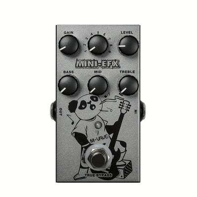 Pedal de Efectos M-VAVE MINI-EFX 9 en 1 con True Bypass, Control Remoto y Alimentación USB - 9 Opciones de Sonido, Pedal Digital Compacto para Guitarras Eléctricas, Bajo, Estilos Musicales Variados, Diseño Artístico Único, Construcción Metálica Duradera