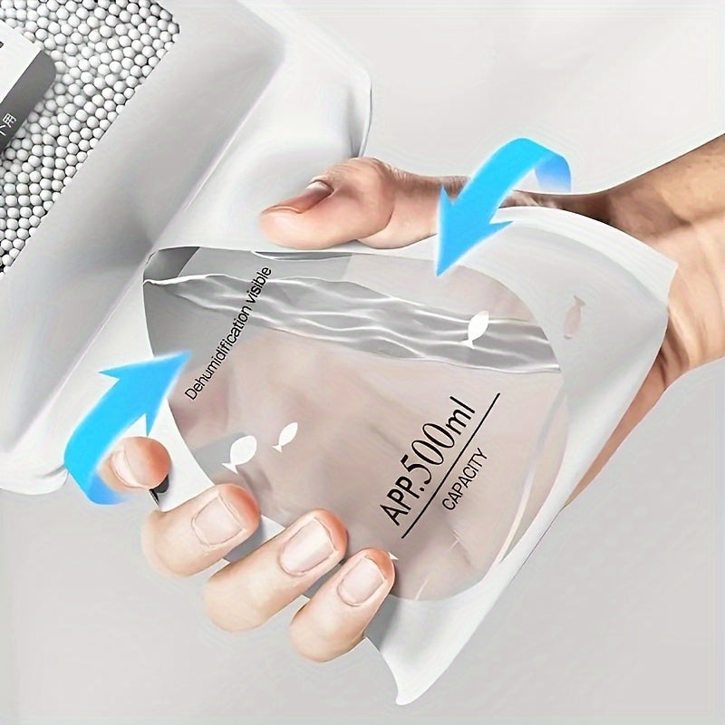 10 bolsas absorbentes de humedad colgantes, deshumidificador, 56.43 oz de desecante - Ideal para clósets, dormitorios y baños. Diseñado para un control efectivo de la humedad. Kit anti-humedad para el hogar
